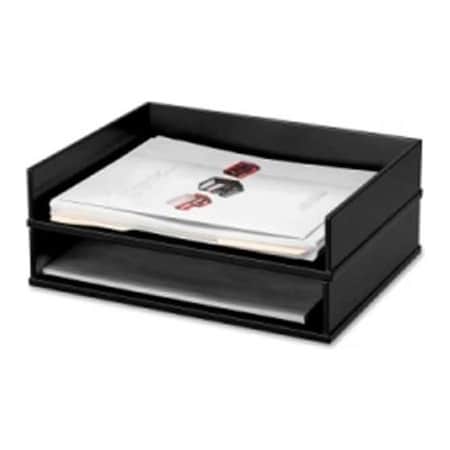 Victor Technology Victor Tech Stacking Side Loading Letter Tray 13" x 10-9/16" x 3-1/4" Black VCT11545